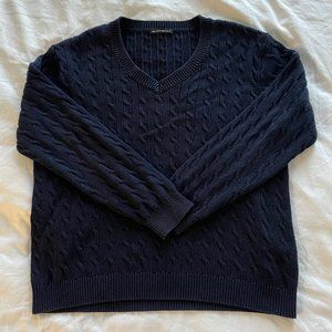Brandy Melville Navy Blue Nikki Sweater